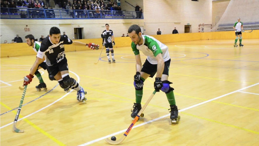 El Iru&ntilde;a hockey pierde en la pista del Dominicos en la OK Bronce Norte